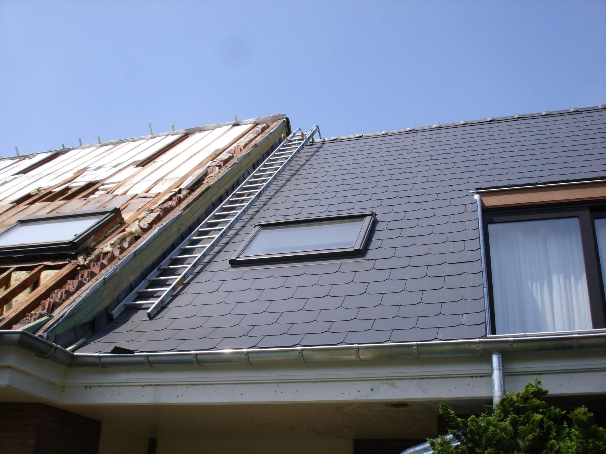 Toiture en ardoises artificielles Mtoit